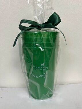 THE MASTERS AUGUSTA NATIONAL CUPS- GREEN SET OF 4 Memorabilia Cups